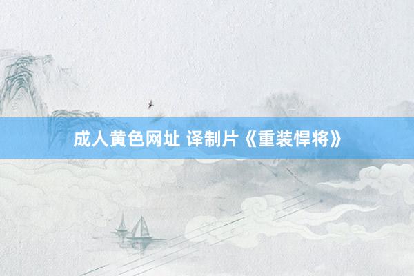 成人黄色网址 译制片《重装悍将》